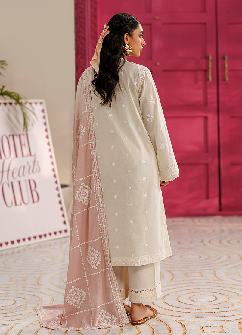 Embroidered 3 PC Suit