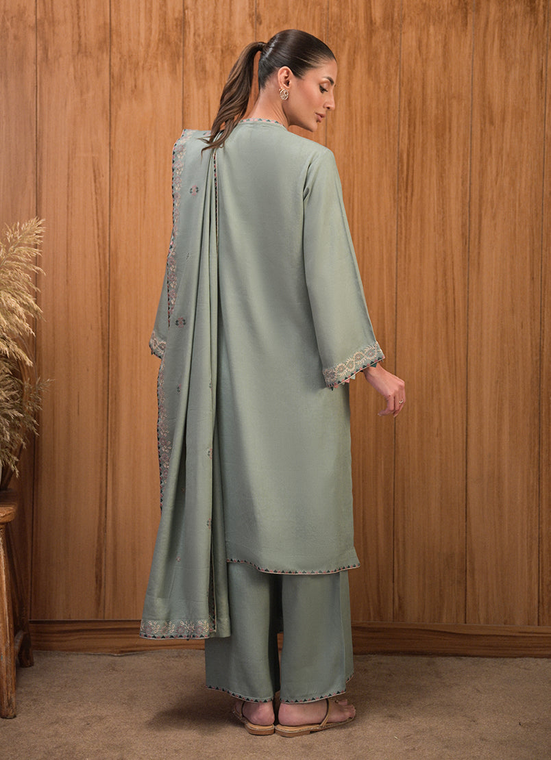 3 PC Embroidered Suit