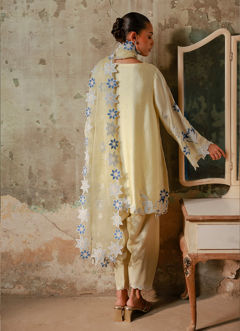 Embroidered 3 PC Suit