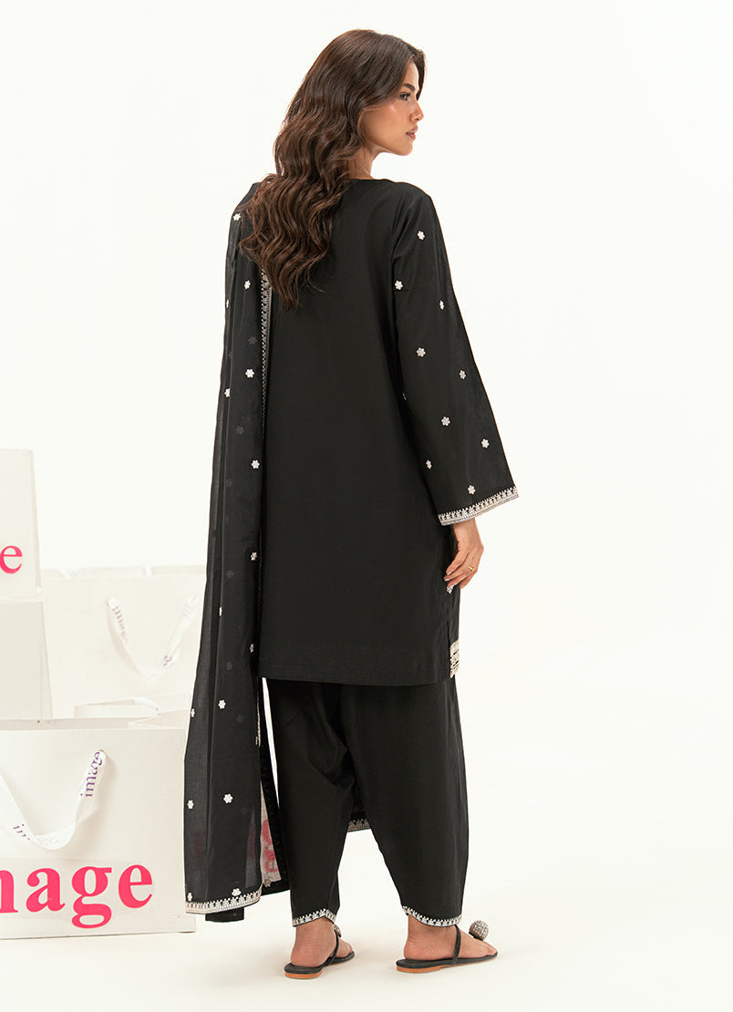 Embroidered 3 PC Suit