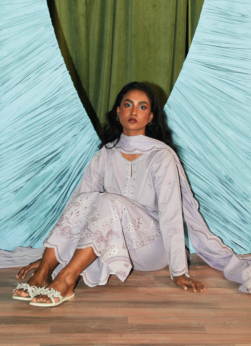 3 PC Embroidered Suit