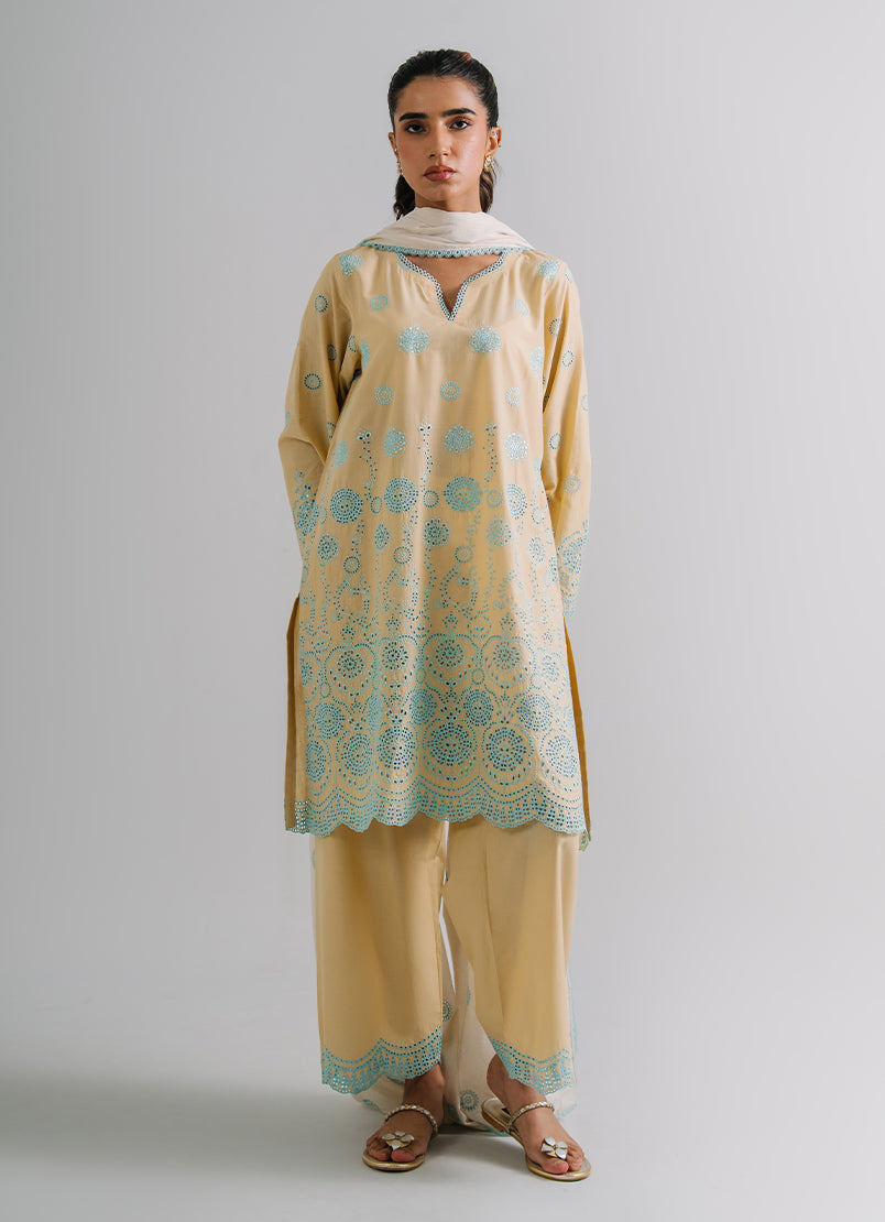 3 PC Embroidered Suit