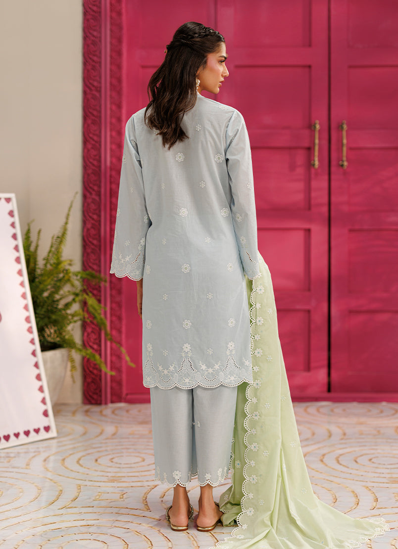Embroidered 3 PC Suit