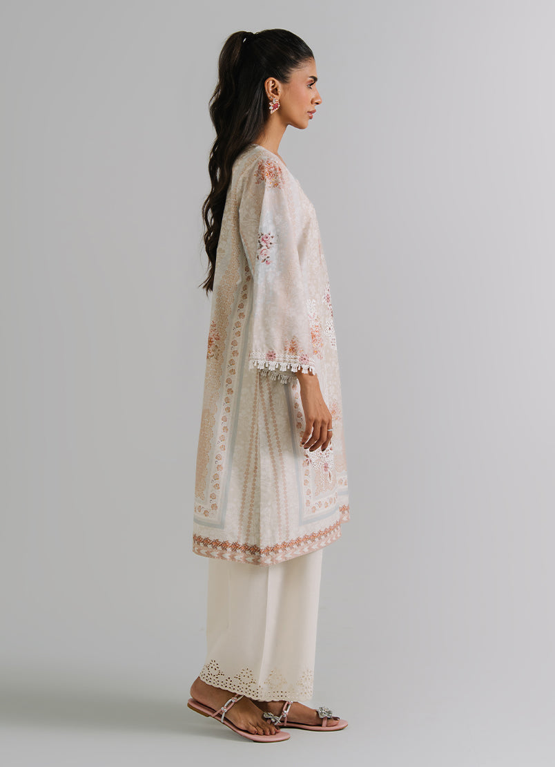 Printed Embroidered Kurta