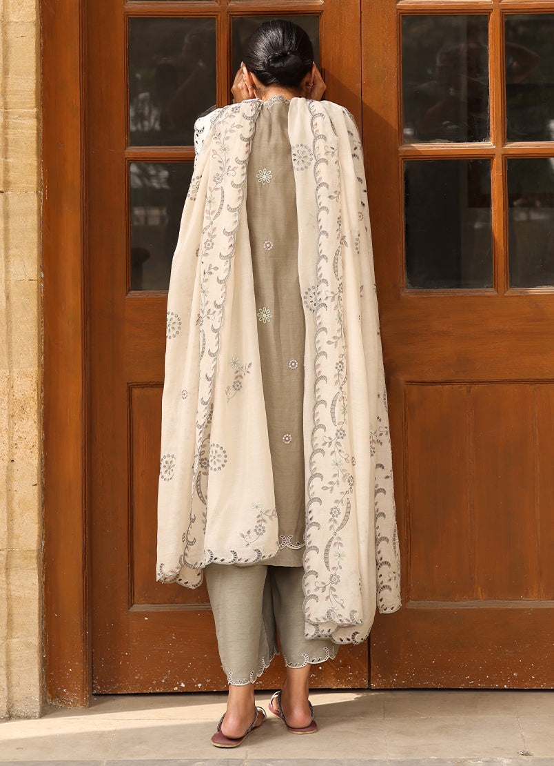 3 PC Embroidered Suit