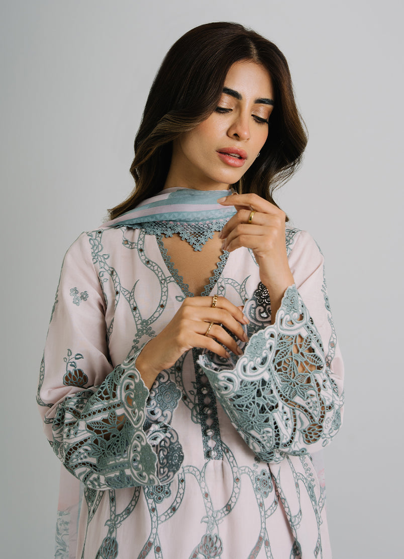 3 PC Embroidered Suit