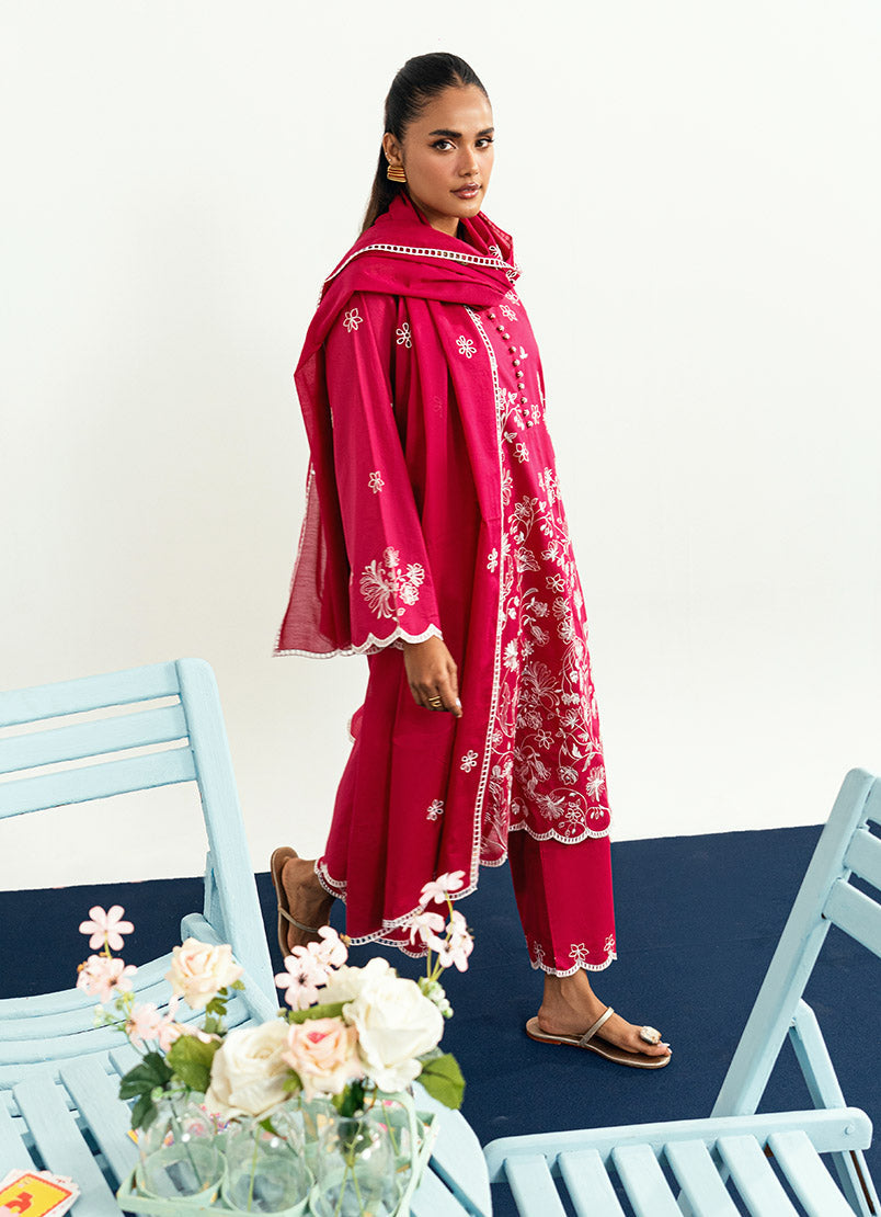 Embroidered 3 PC Suit