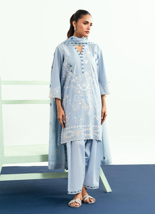 Embroidered 3 PC Suit