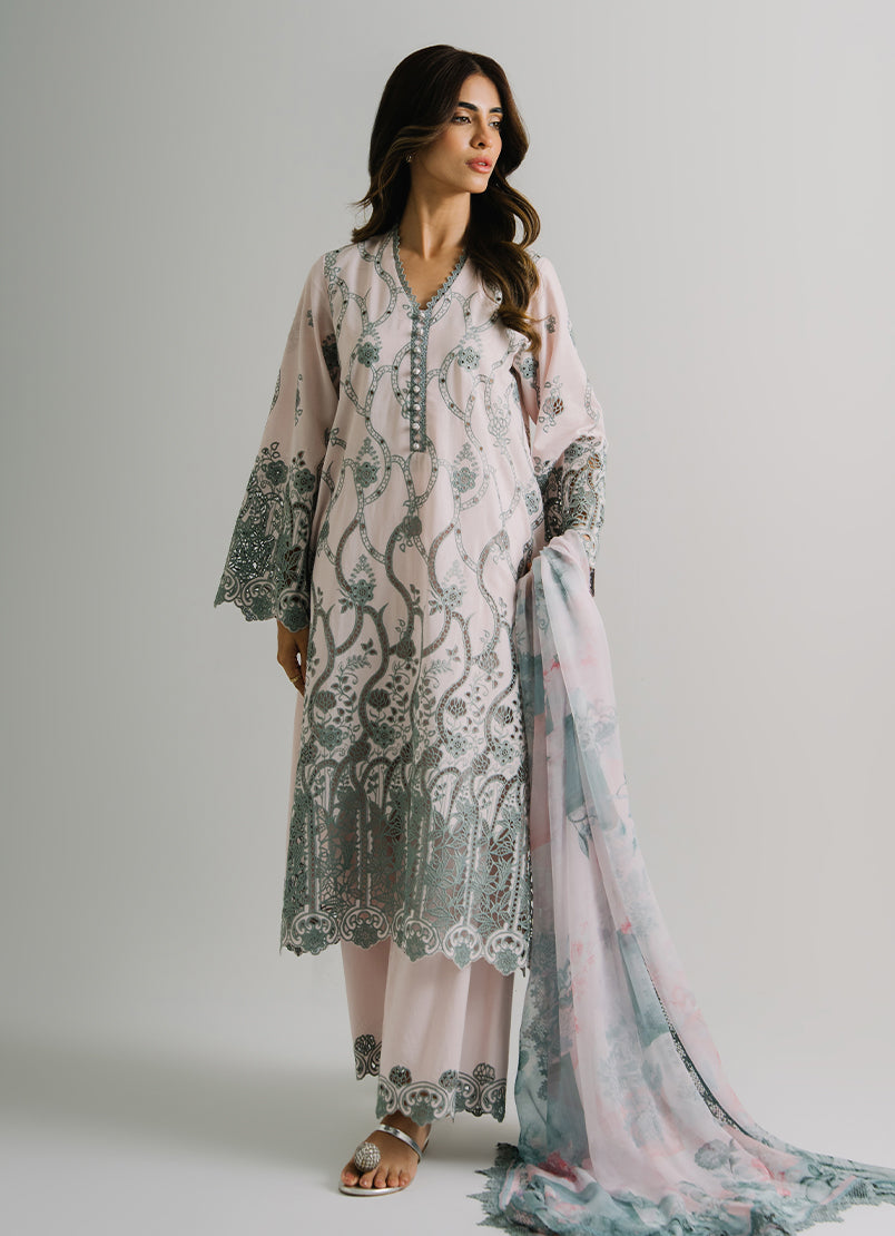 3 PC Embroidered Suit