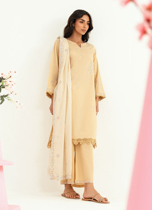 Embroidered 3 PC Suit