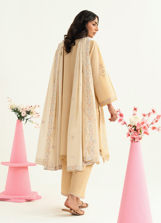 Embroidered 3 PC Suit