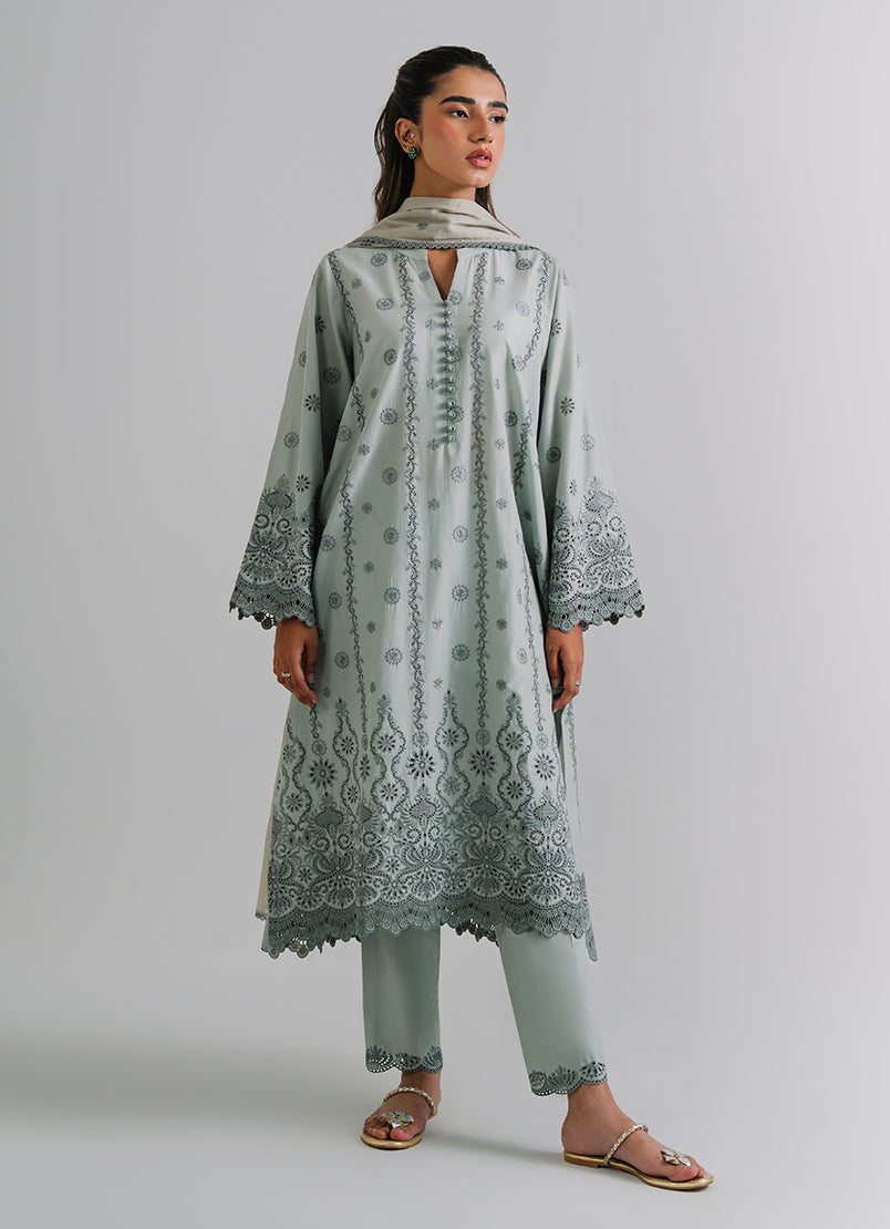 3 PC Embroidered Suit