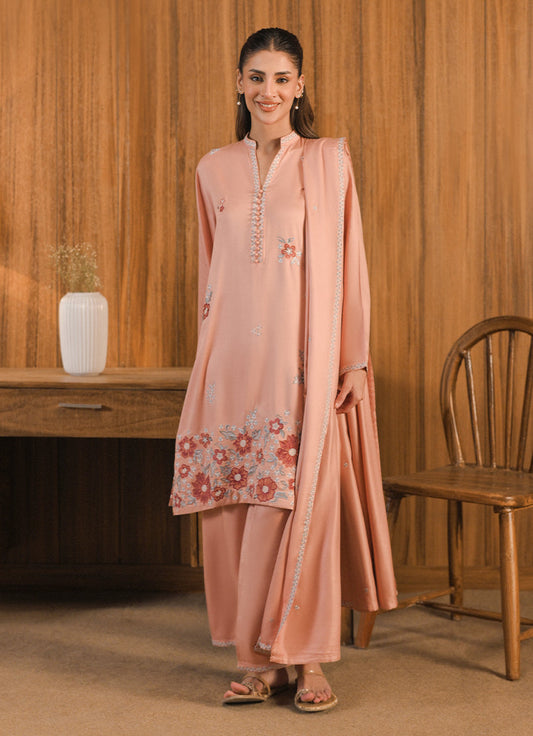 Embroidered 3 PC Suit