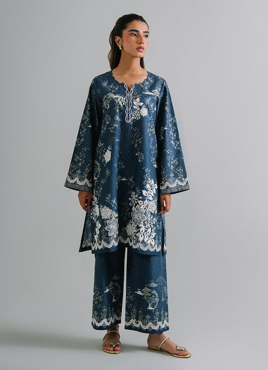 Printed Embroidered CO-ORD Set