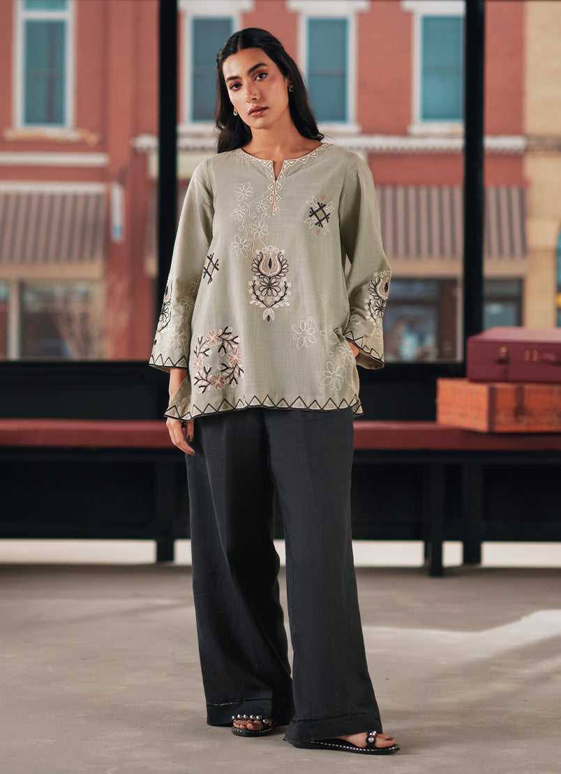 Embroidered Top