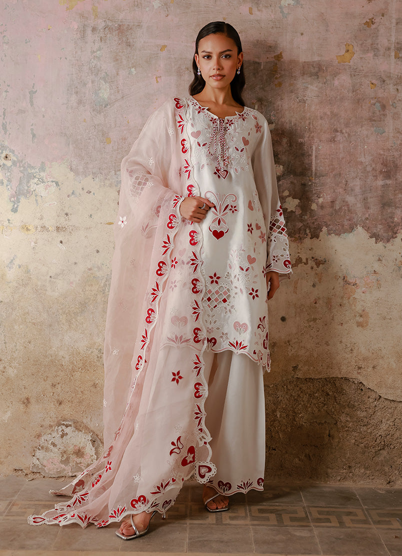 Embroidered 3 PC Suit