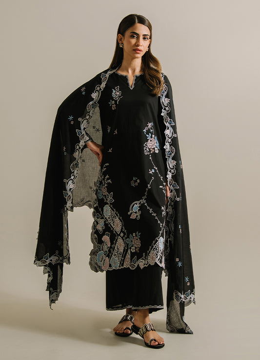 3 PC Embroidered Suit