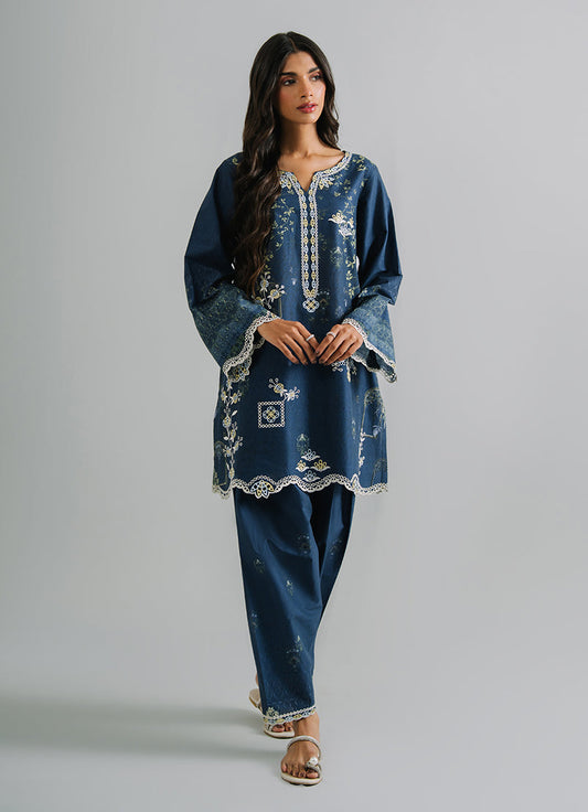 Printed Embroidered CO-ORD Set