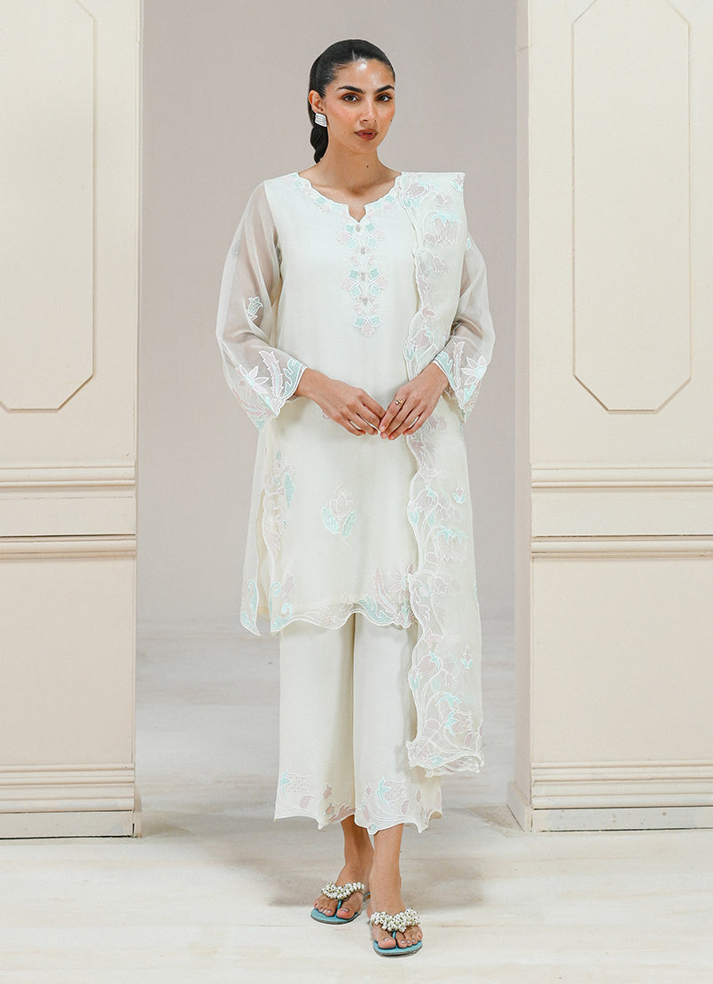 Embroidered 3 PC Suit