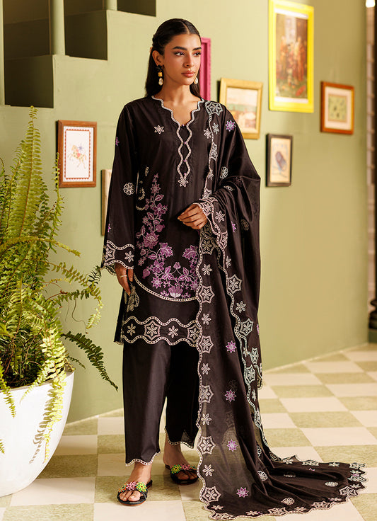 Embroidered 3 PC Suit