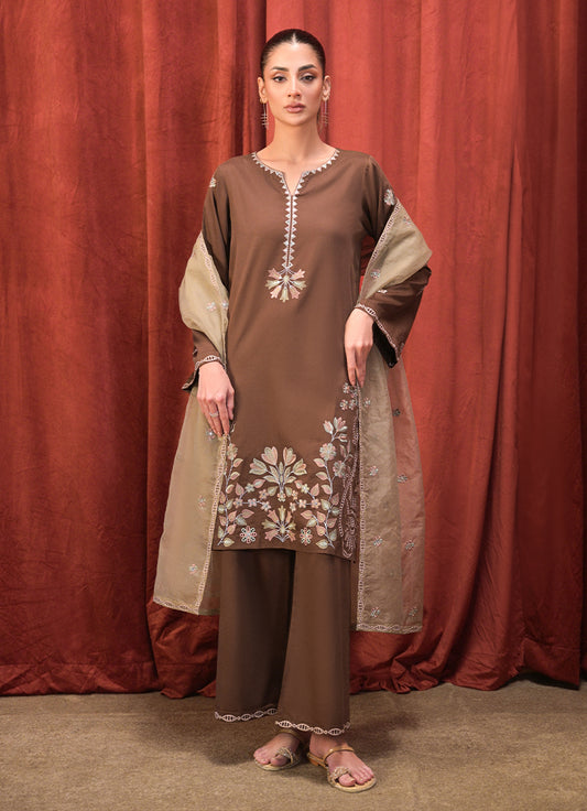 3 PC Embroidered Suit