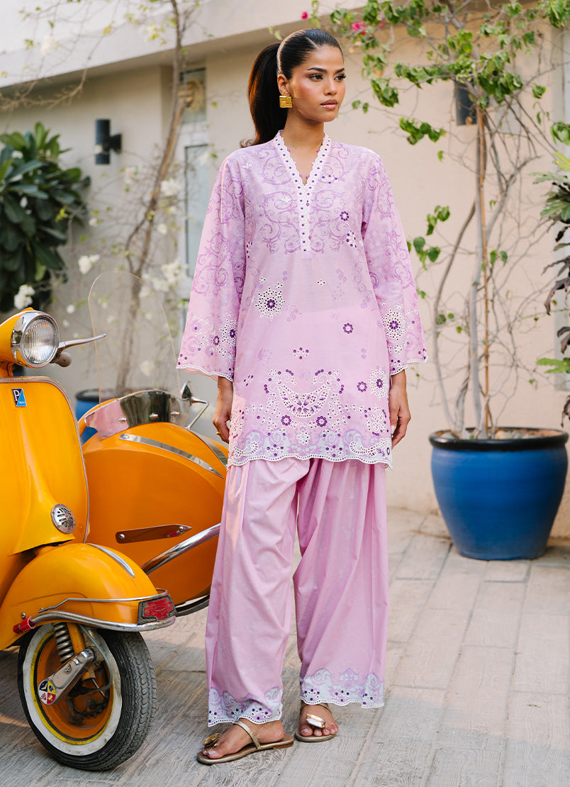 Printed Embroidered CO-ORD Set