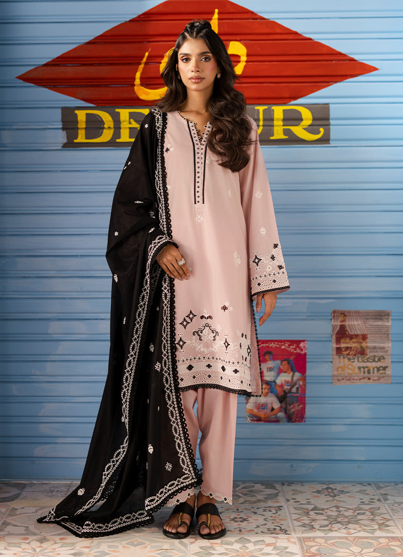 Embroidered 3 PC Suit