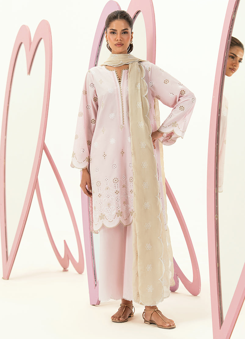 Embroidered 3 PC Suit