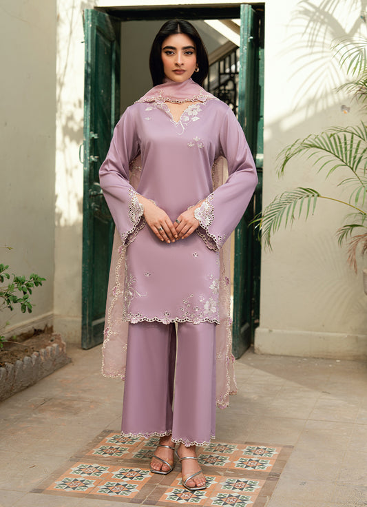 Embroidered 3 PC Suit