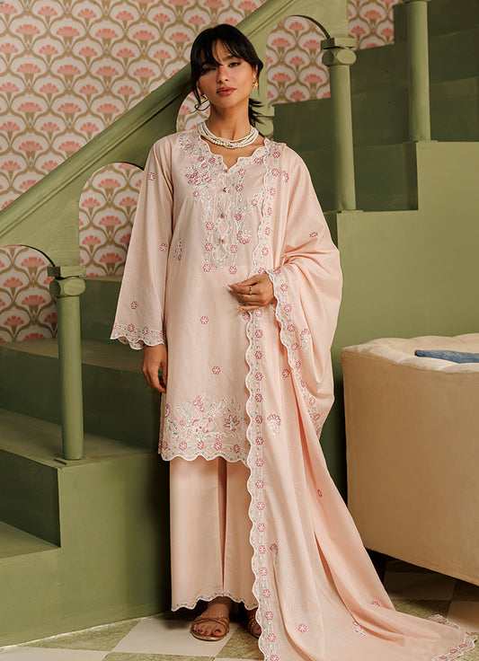 Embroidered 3 PC Suit