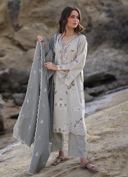 3 PC Embroidered  Suit