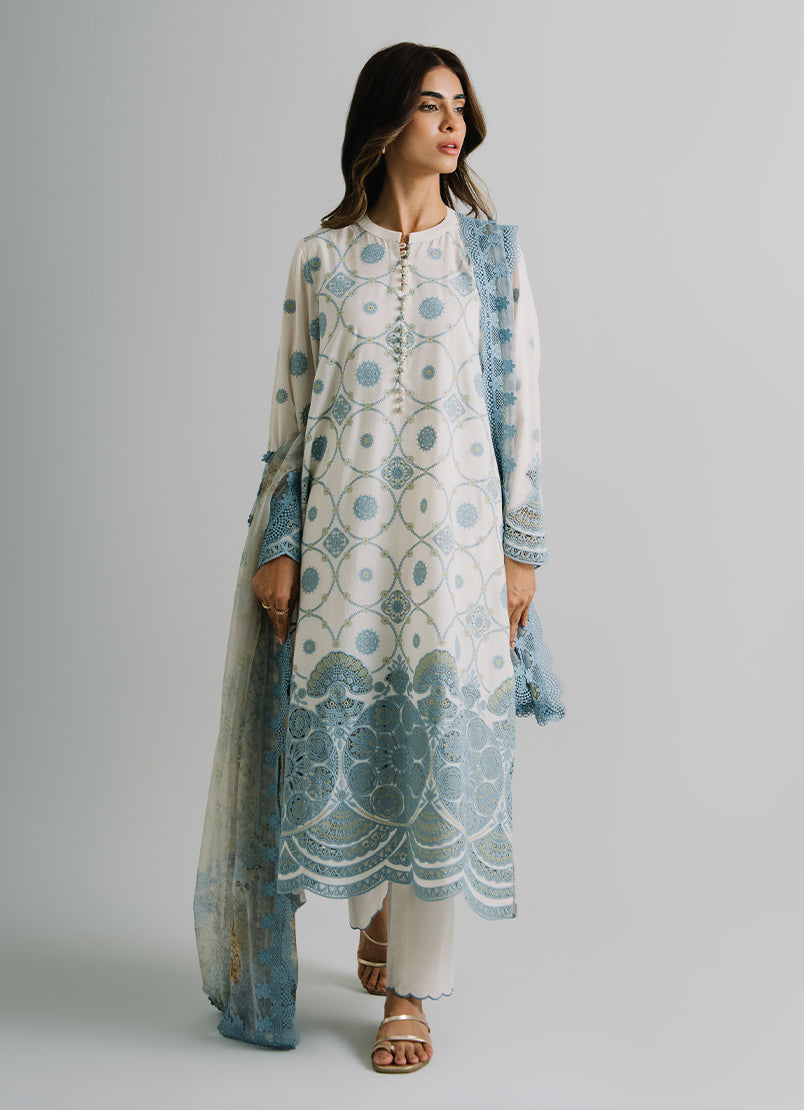 3 PC Embroidered Suit