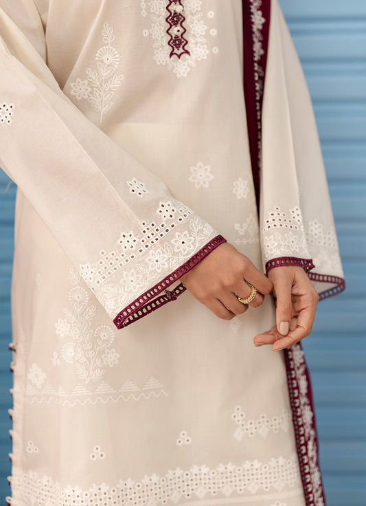 Embroidered 3 PC Suit