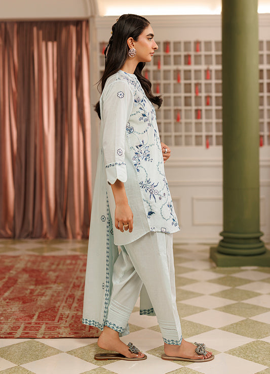 Embroidered 3 PC Suit