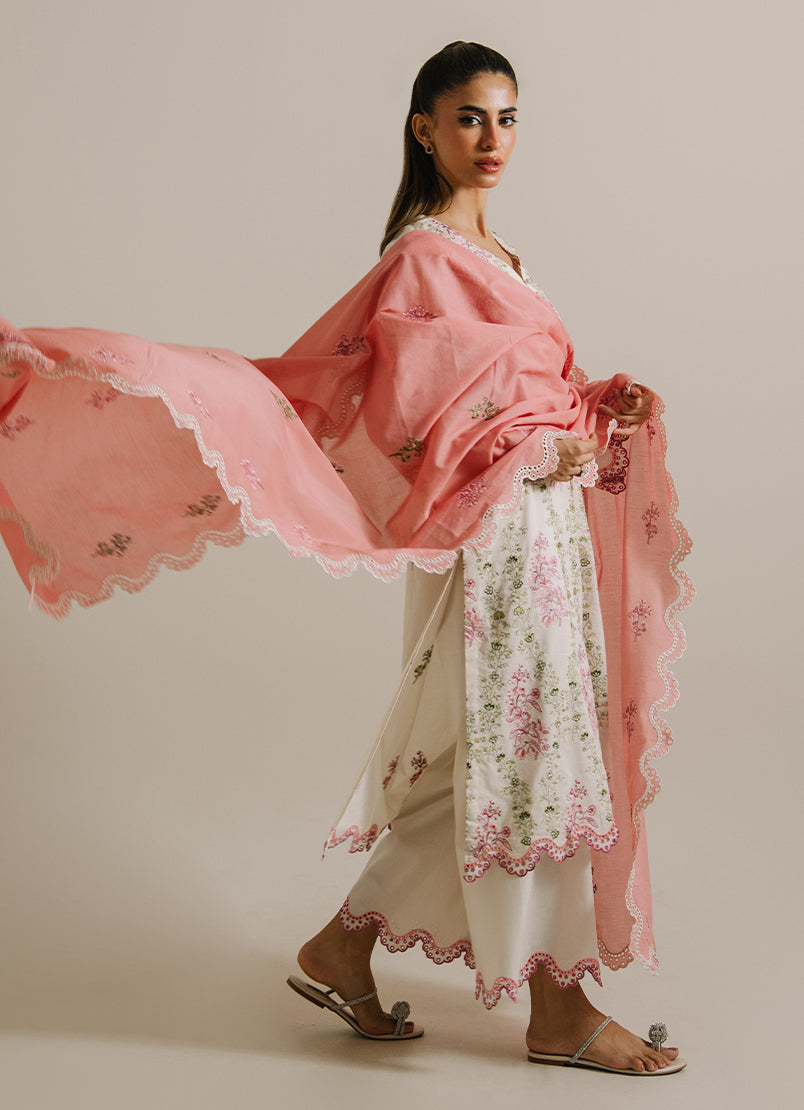 3PC Embroidered Suit