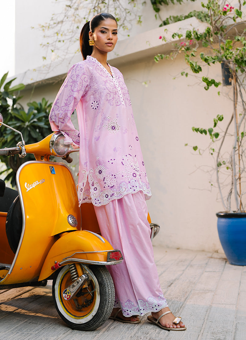 Printed Embroidered CO-ORD Set