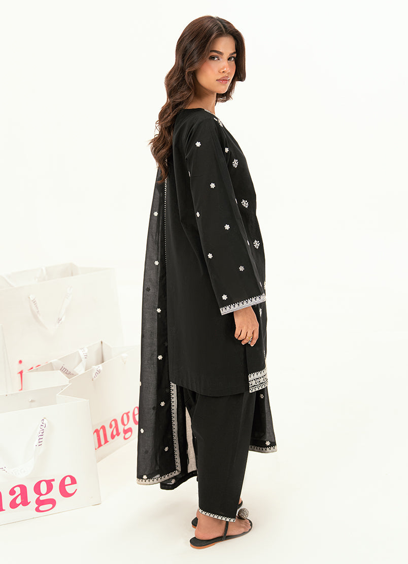 Embroidered 3 PC Suit