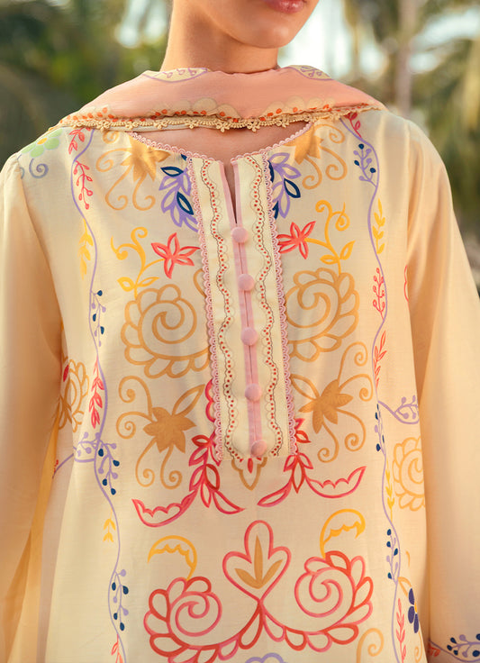 Printed 3 PC Suit