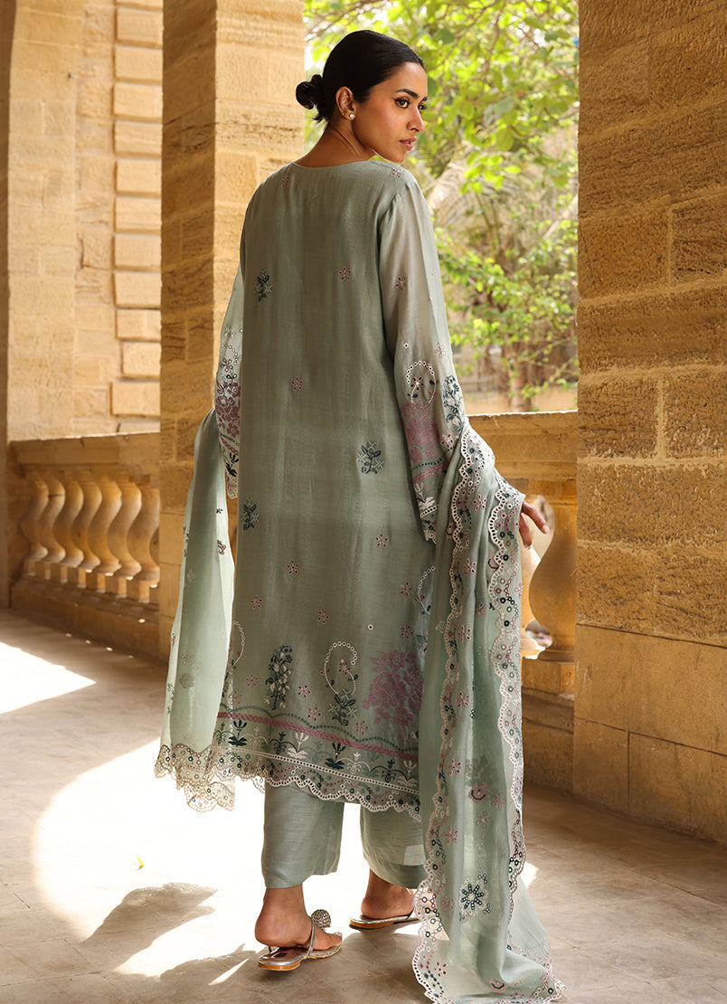 3 PC Embroidered Suit
