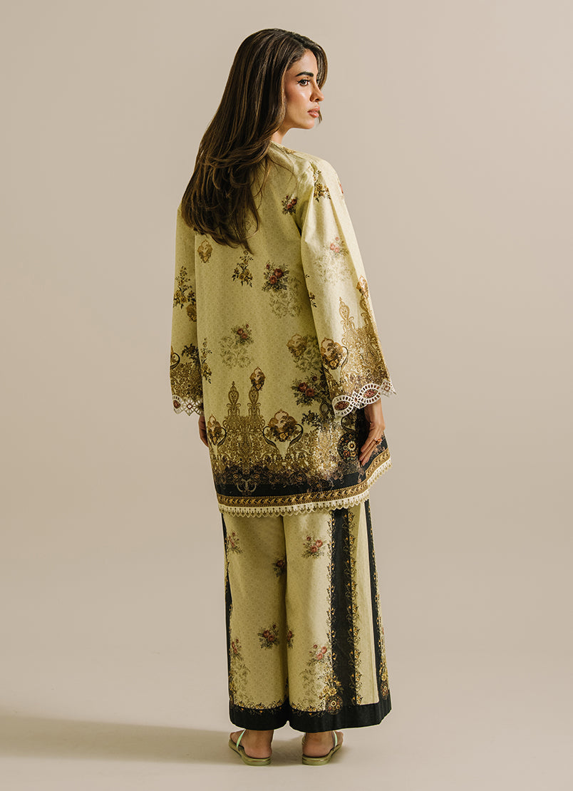 Printed Embroidered CO-ORD Set