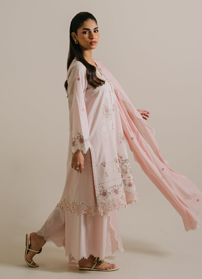 3PC Embroidered Suit