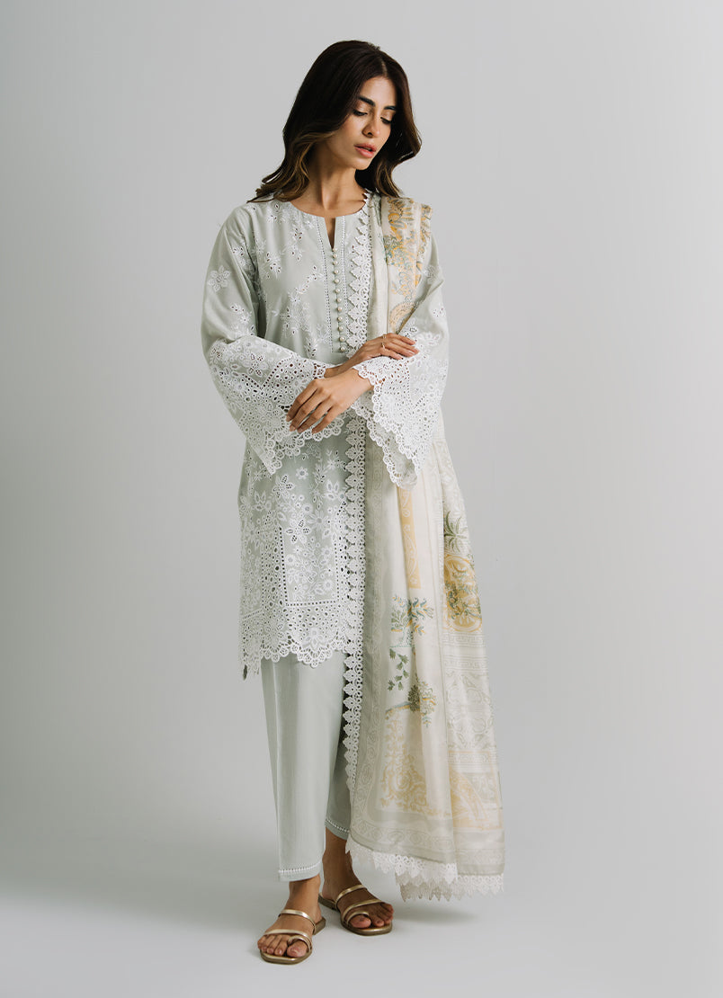 3 PC Embroidered Suit