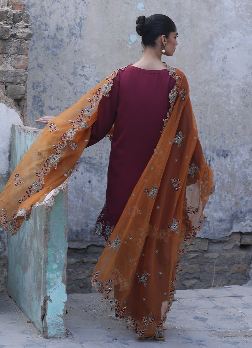 3 PC Embroidered Suit