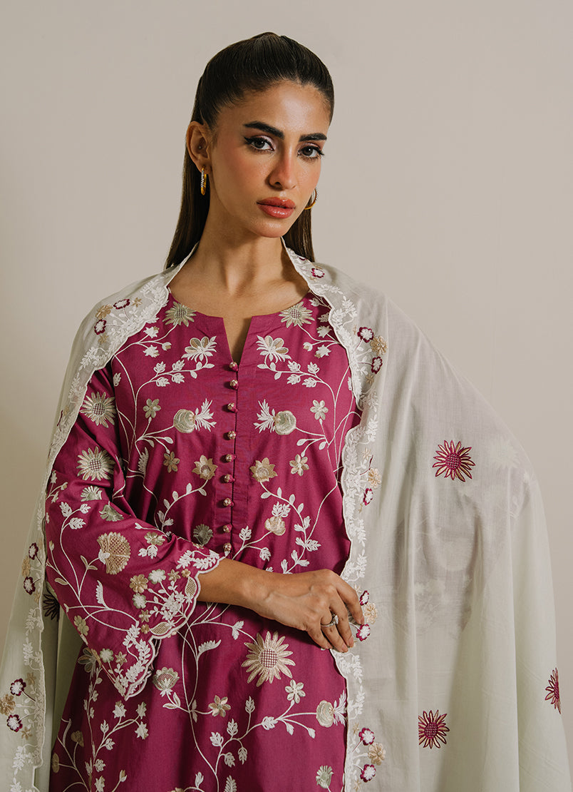 3 PC Embroidered Suit