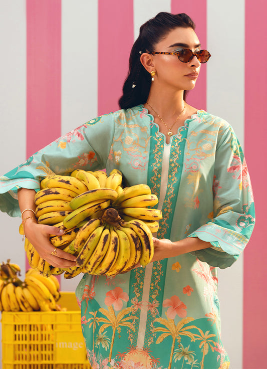 Printed Solid CO-ORD Set