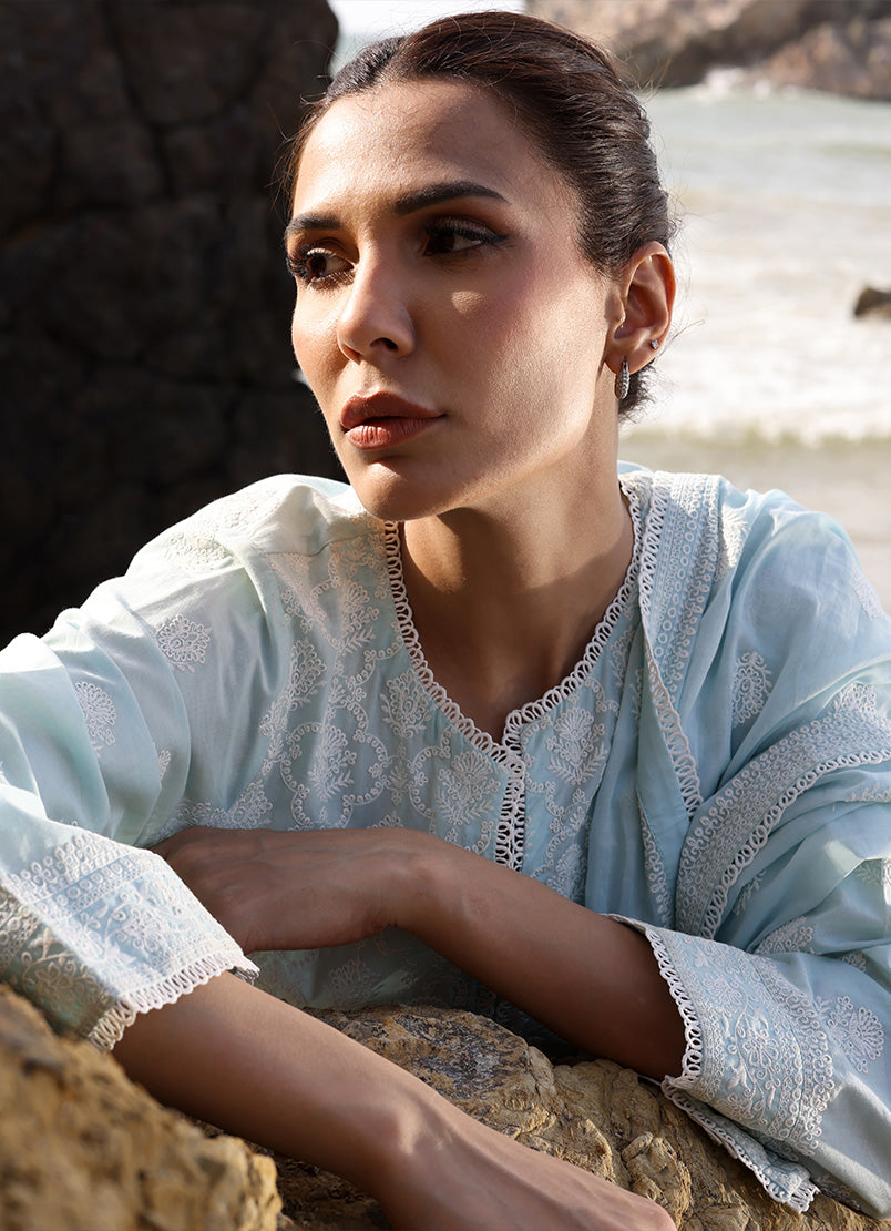 3 PC Embroidered Suit