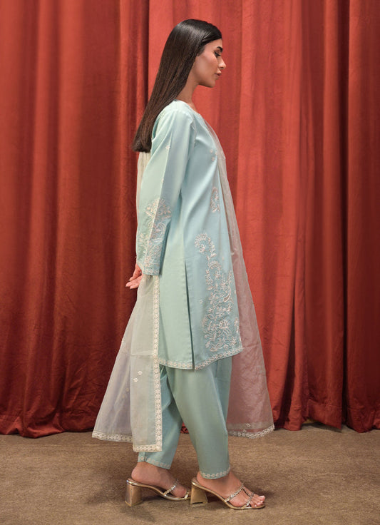 3 PC Embroidered Suit