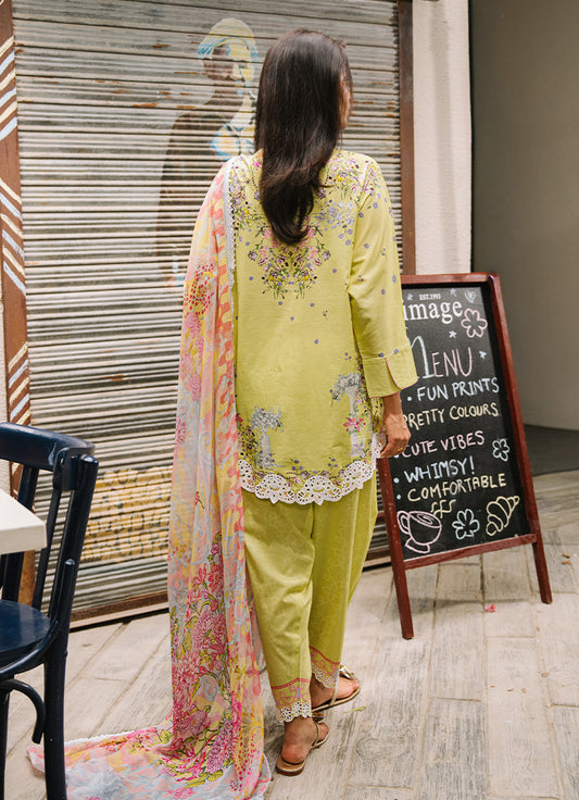 Embroidered Printed Suit 3 PC