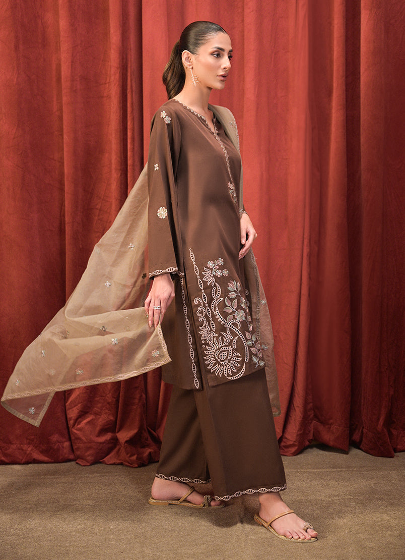 3 PC Embroidered Suit