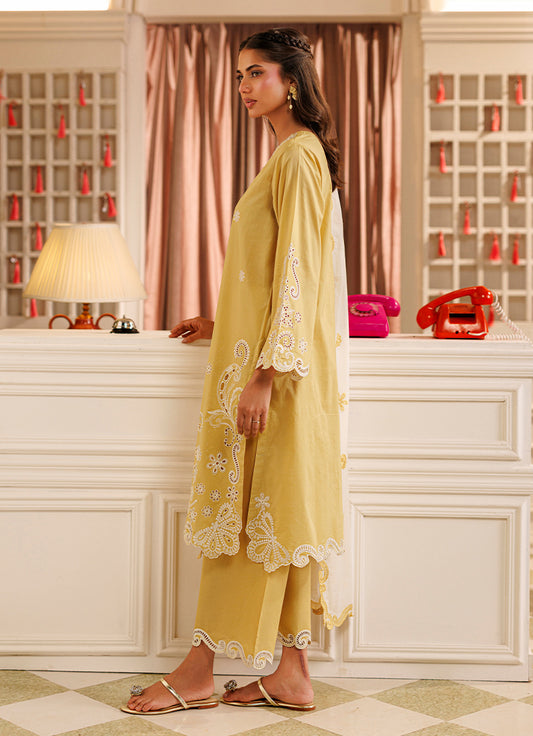 Embroidered 3 PC Suit